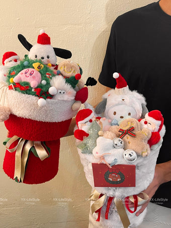 compare product Christmas Gift Bouquet Kirby Pacha Dog Doll