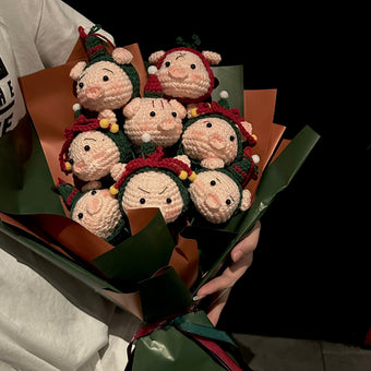 compare product Christmas Pig Bouquet