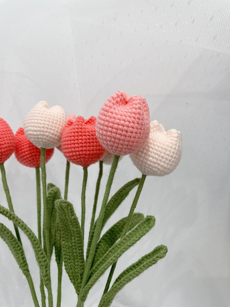 Hand Crocheted Tulip Bouquet