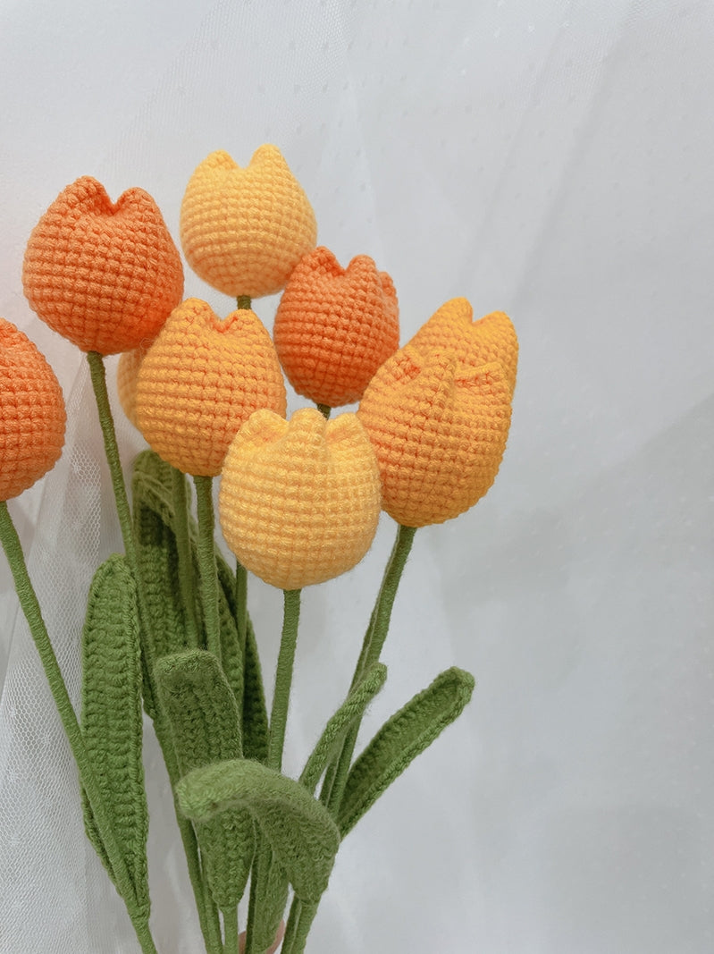 Hand Crocheted Tulip Bouquet