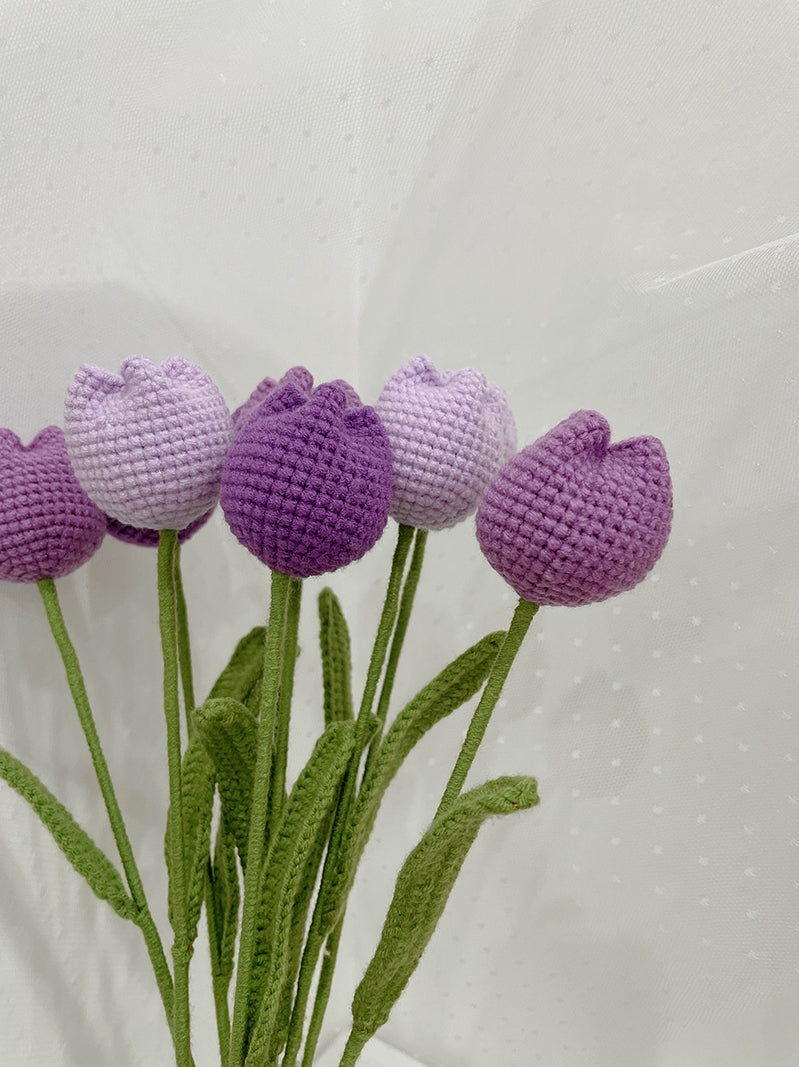 Hand Crocheted Tulip Bouquet