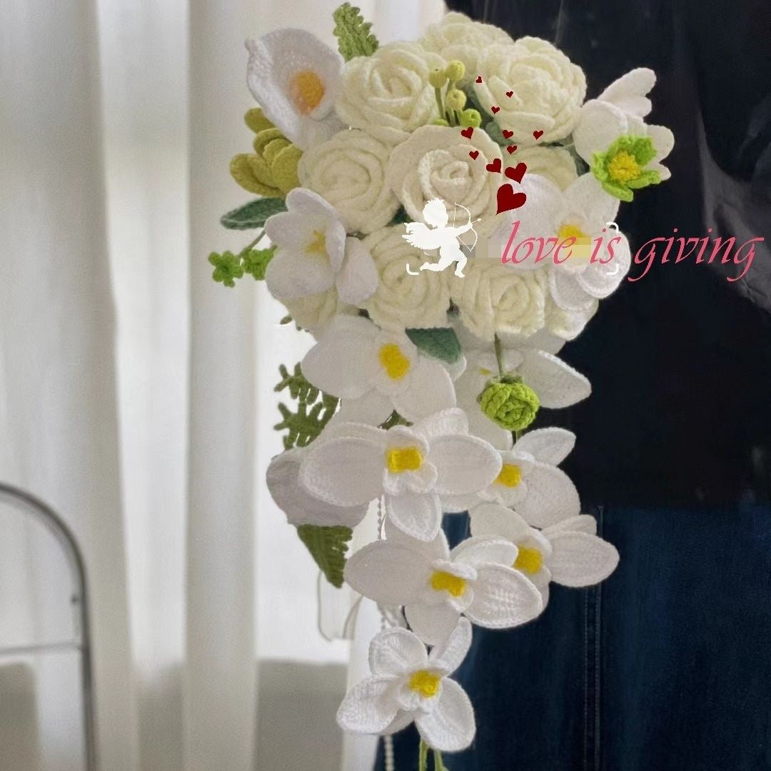 Crocheted Cascade Bouquet