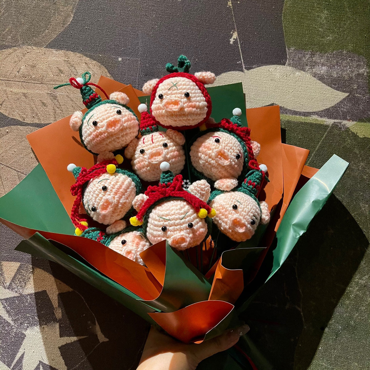 Christmas Pig Bouquet