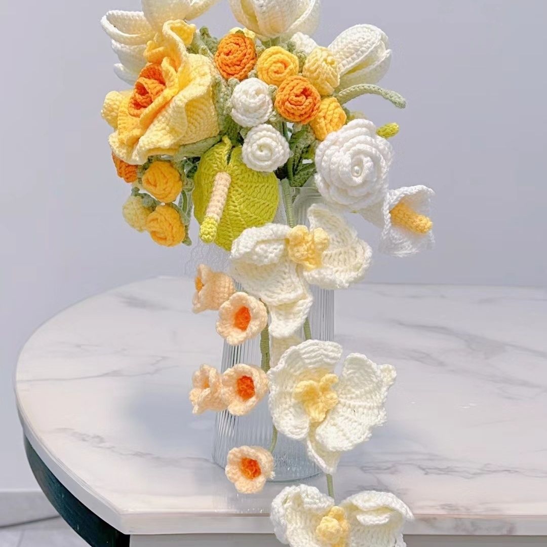Crocheted Cascade Bouquet