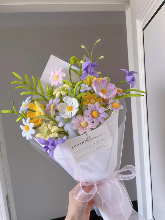 Twister Violet Daisy Bouquet