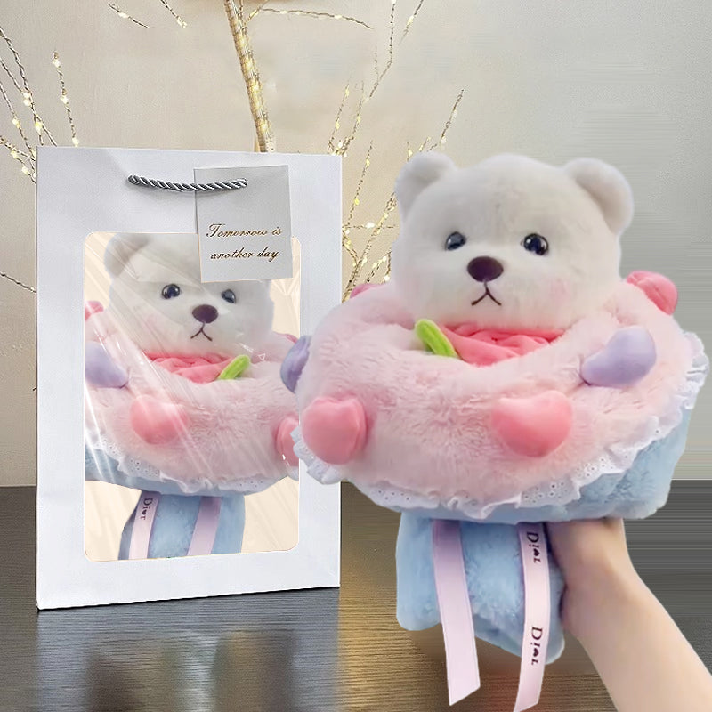 Rabbit Bear Transformation Bouquet