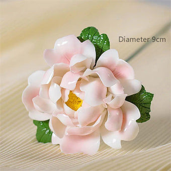 compare product Ceramic handmade porcelain flower art decoration home living room decoration