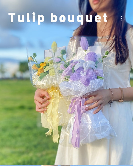 Handmade twisted stick bouquet