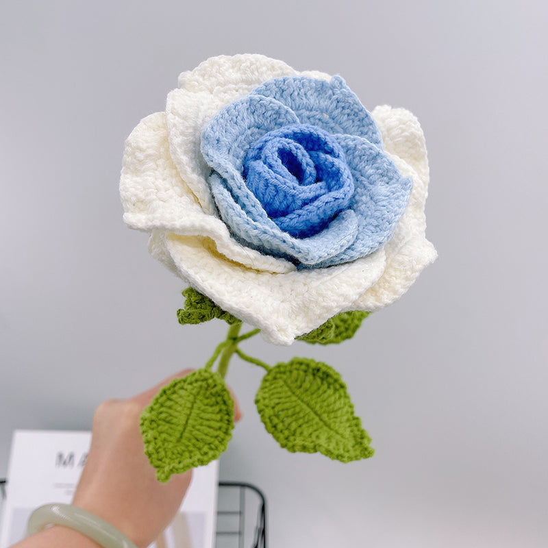 Handwoven Single Thai Rose Bouquet