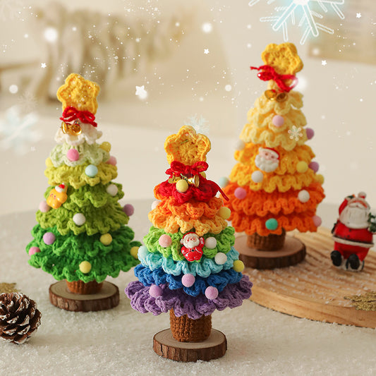 Christmas tree Christmas decorations scene layout small ornaments