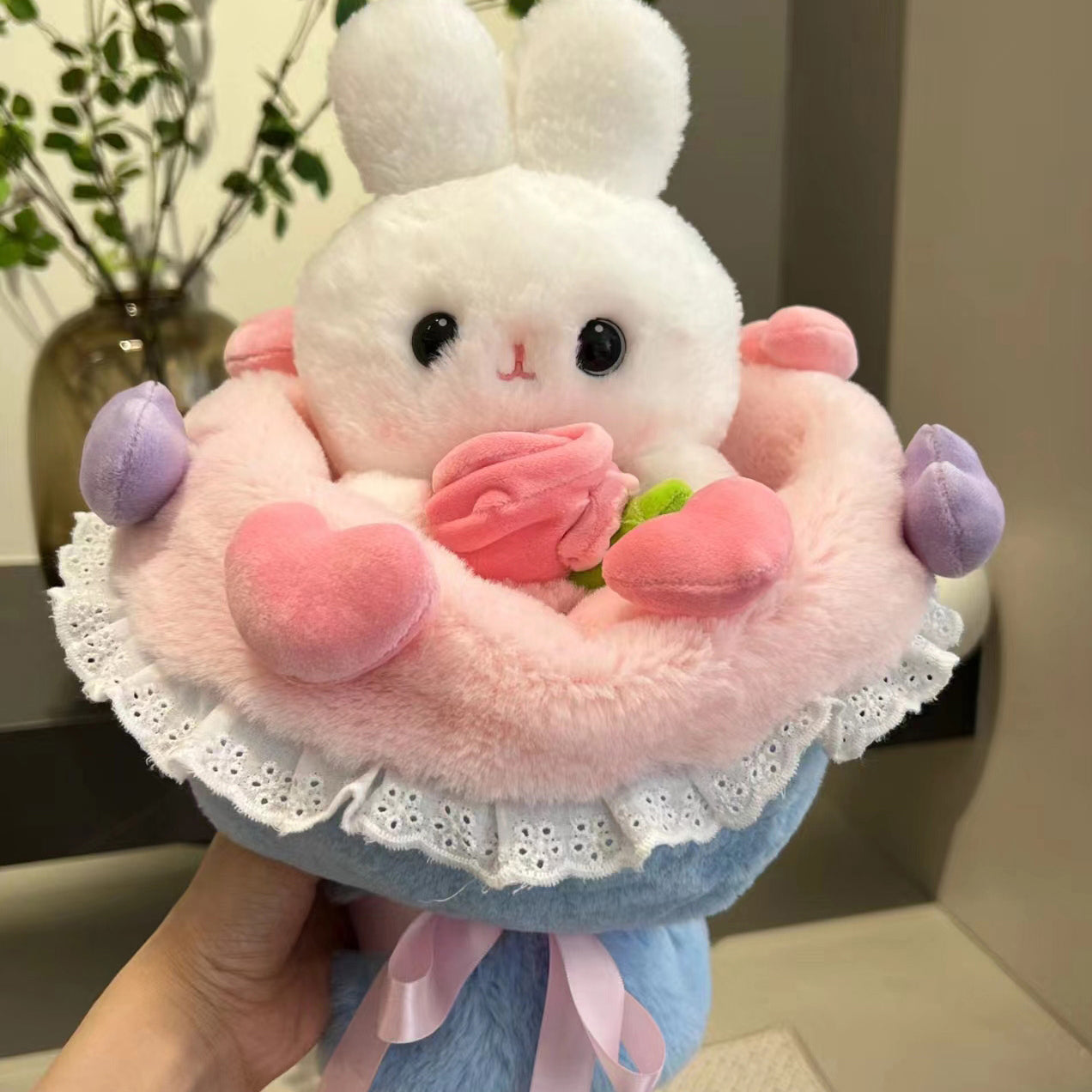 Rabbit Bear Transformation Bouquet