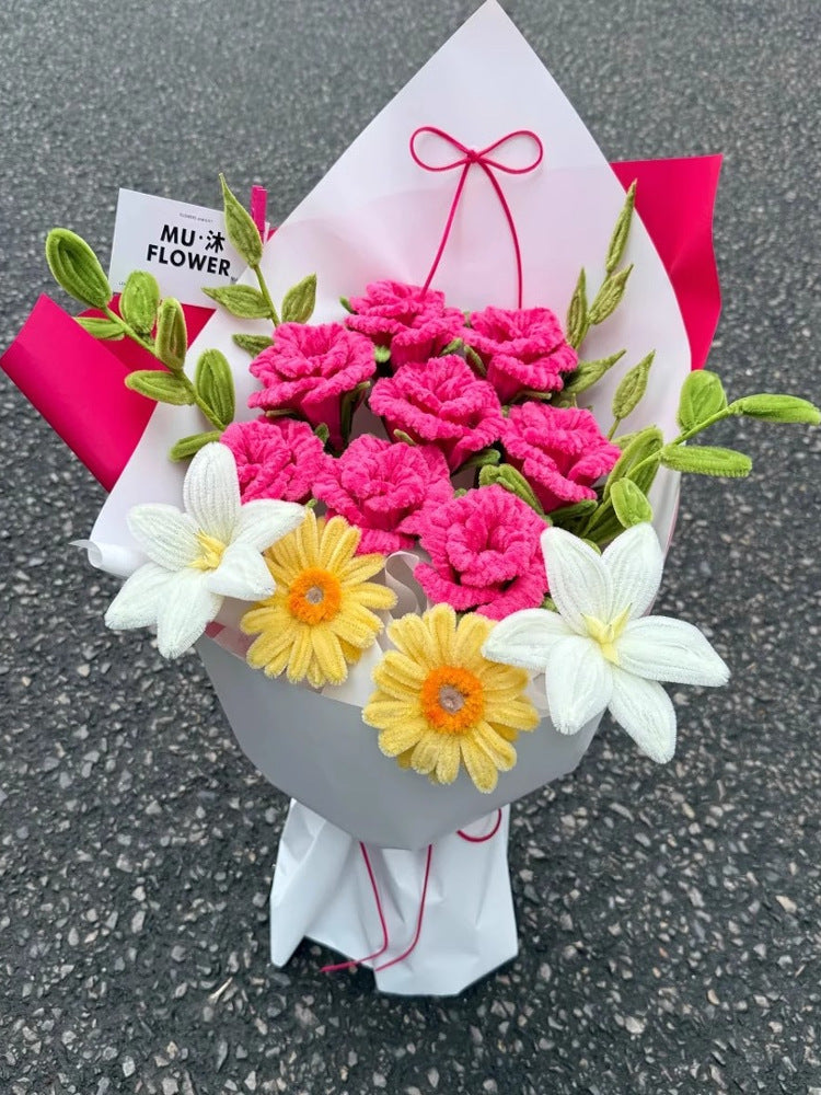 Twister Violet Daisy Bouquet