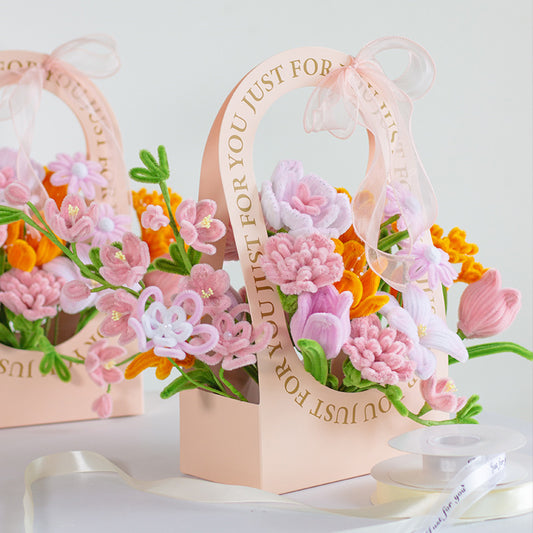 Twist stick handmade bouquet box