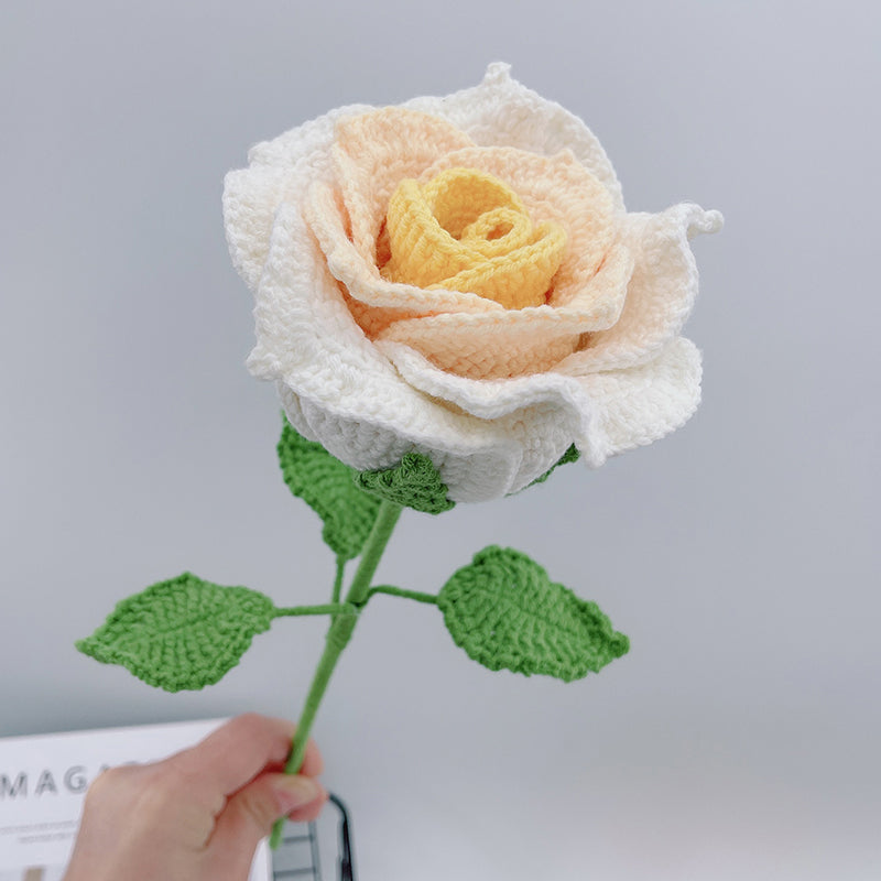 Handwoven Single Thai Rose Bouquet