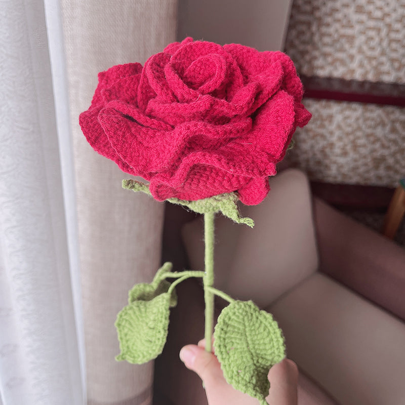Handwoven Single Thai Rose Bouquet