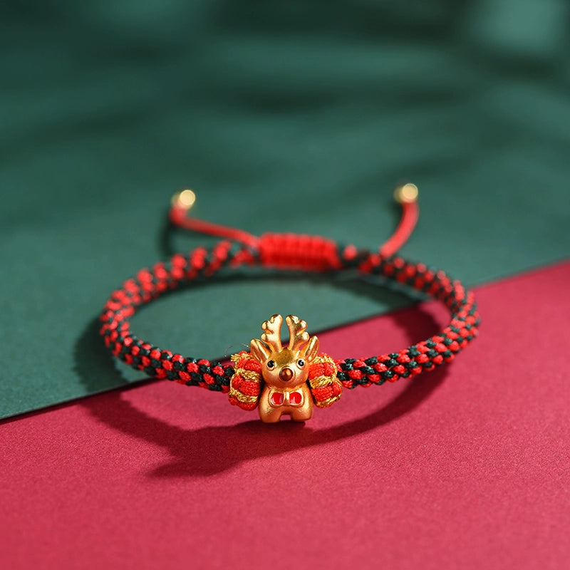 Christmas gift-hand-woven bracelet (adjustable)
