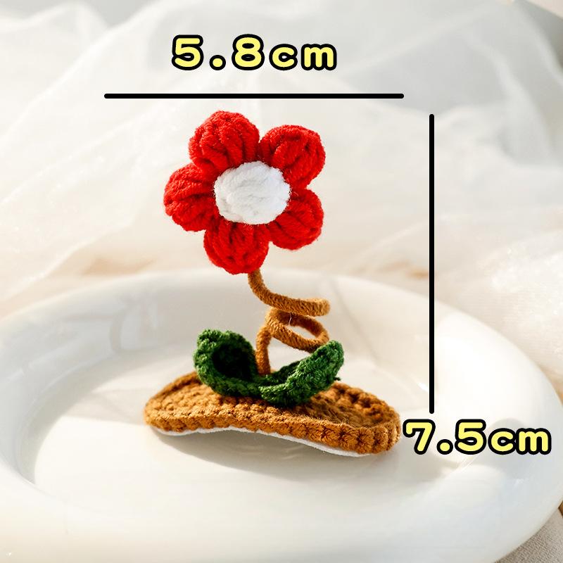 Dog and cat hairpins--Handmade woolen knitted
