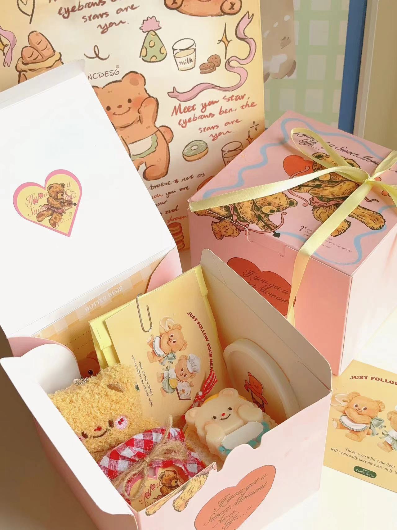 Butter Bear Cheese Toast Aromatherapy Candle Gift Box