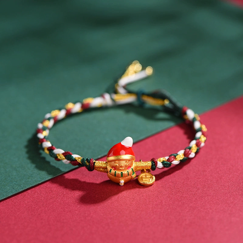 Christmas gift-hand-woven bracelet (adjustable)
