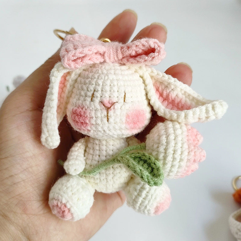 Handwoven Tulip Rabbit