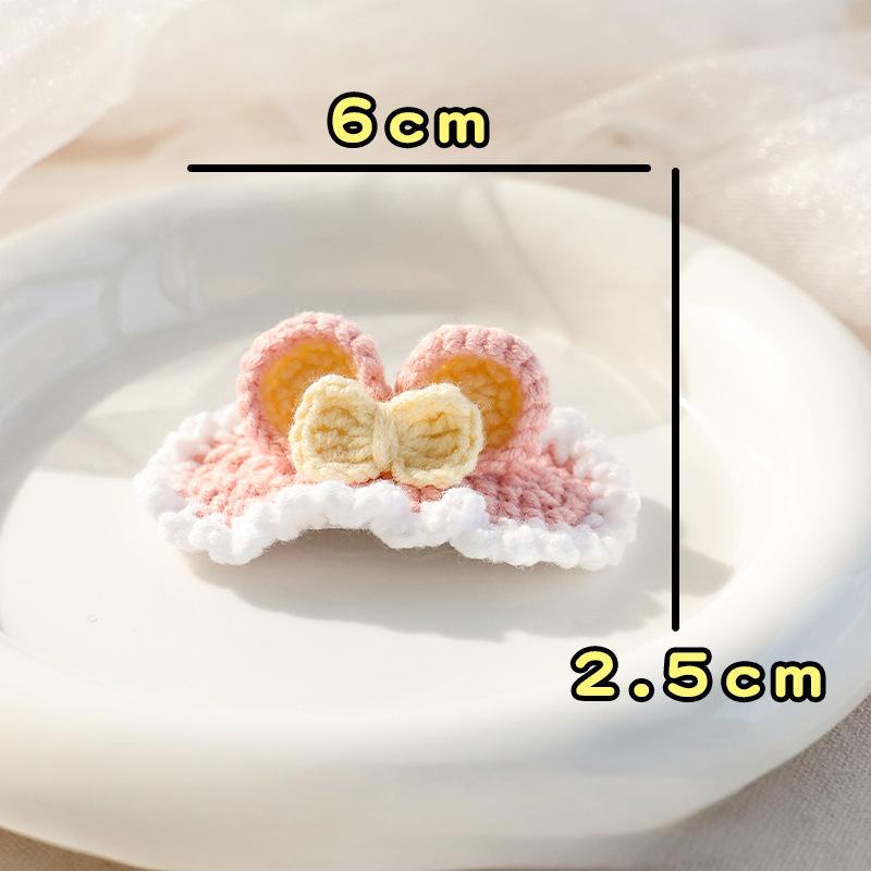 Dog and cat hairpins--Handmade woolen knitted
