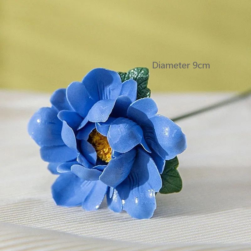 Ceramic handmade porcelain flower art decoration home living room decoration