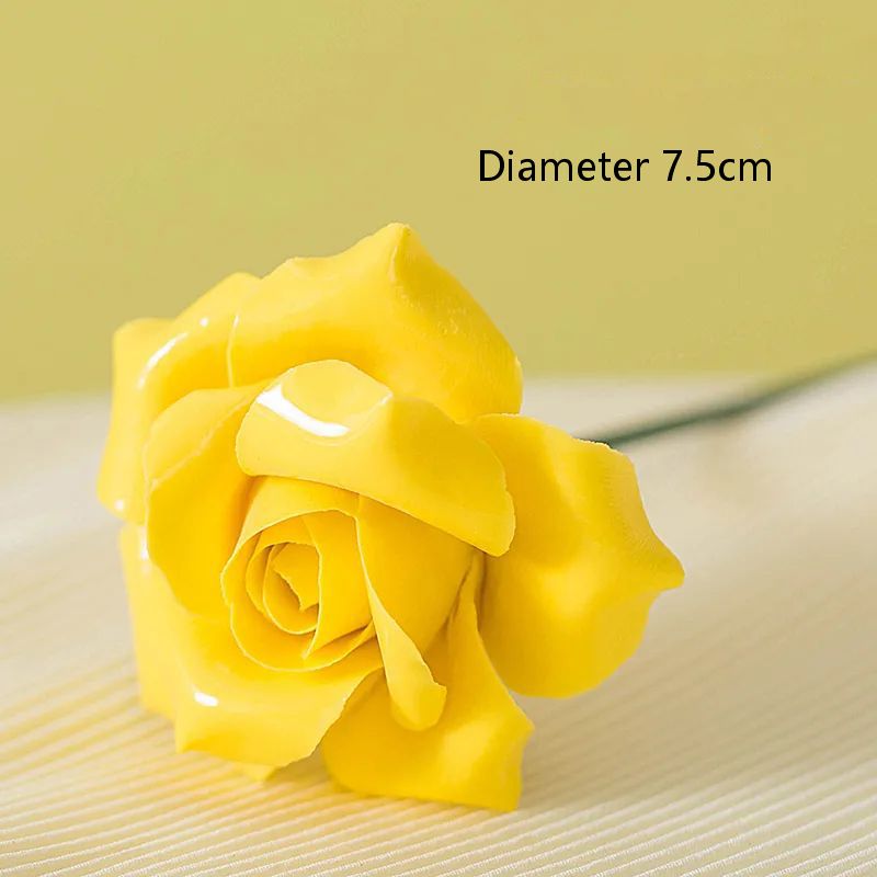 Ceramic handmade porcelain flower art decoration home living room decoration