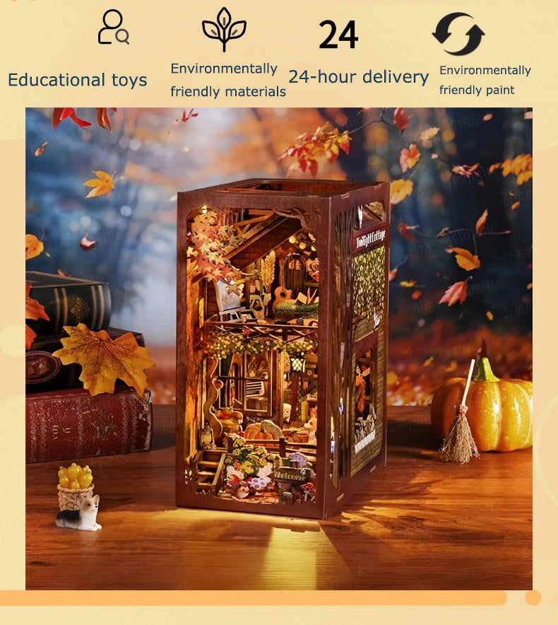 Hand-assembled wooden toys-Twilight Cottage