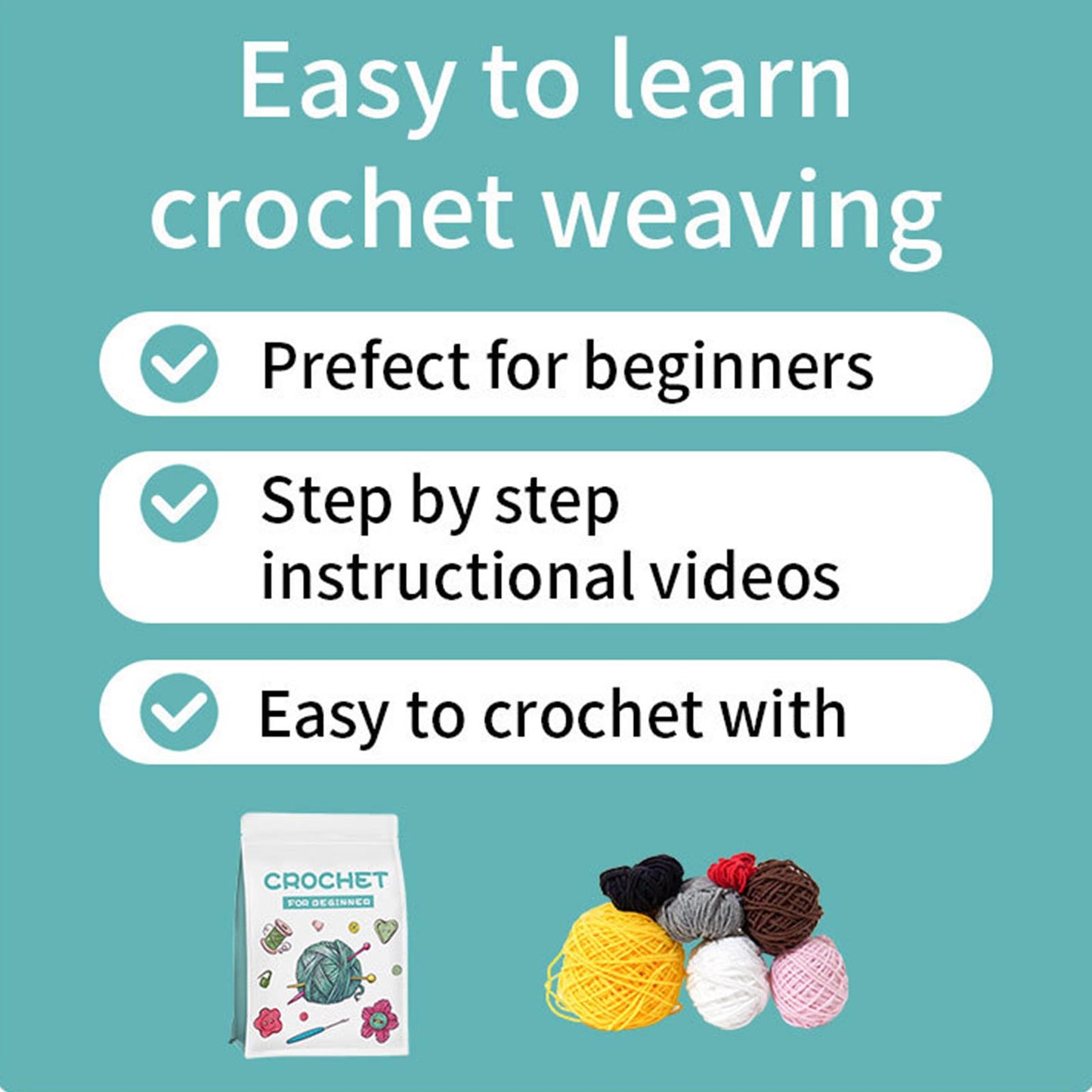 Hand crochet small animal dolls