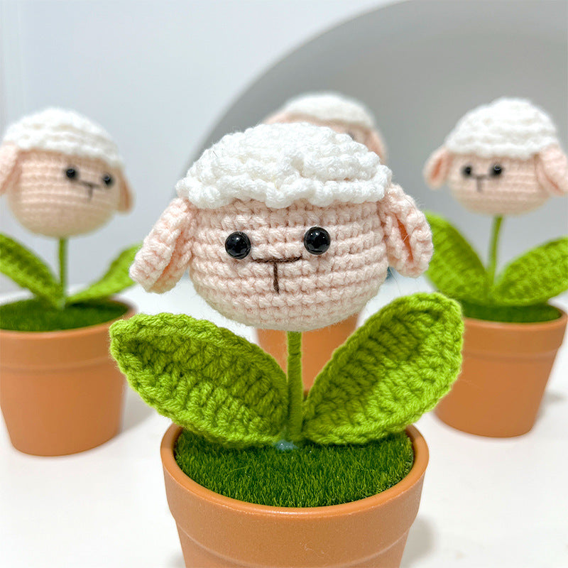 Cartoon Potted Animals