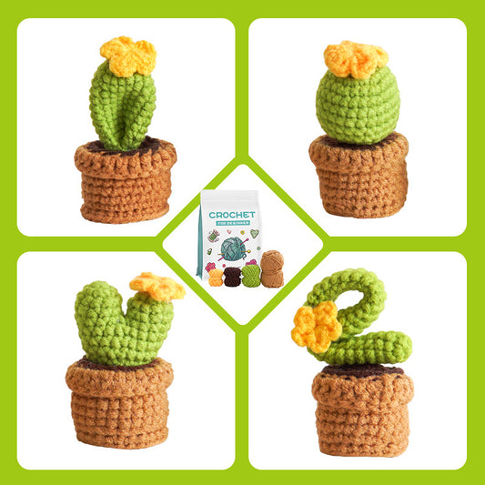 Cactus potting material package diy hand-woven letter love