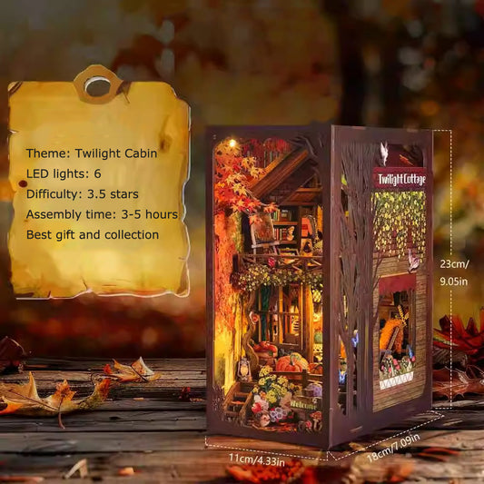 Hand-assembled wooden toys-Twilight Cottage