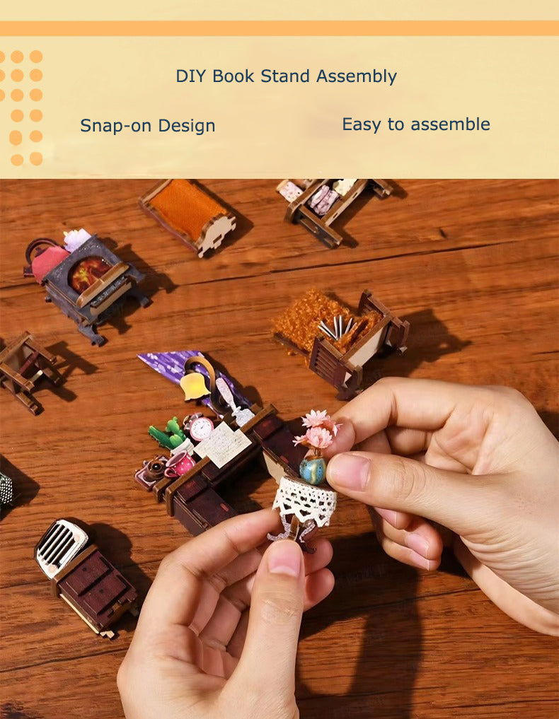 Hand-assembled wooden toys-Twilight Cottage