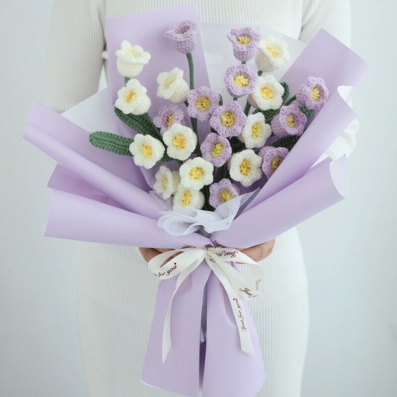 Handwoven Lily of the Valley Bouquet