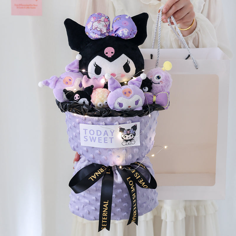 Kuromi “Valentine” Flower Bouquet Nail Charm