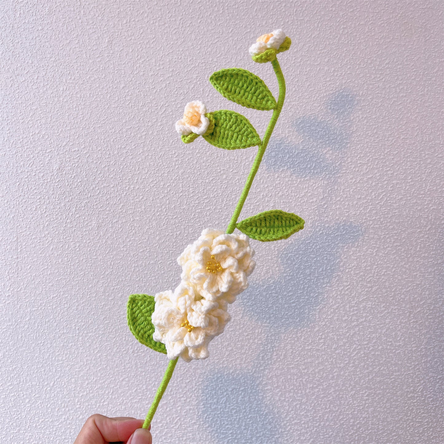 Hand Crocheted Gardenia