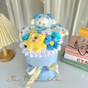 compare product Cinnamon dog Kuromi Pacha dog Melody doll bouquet