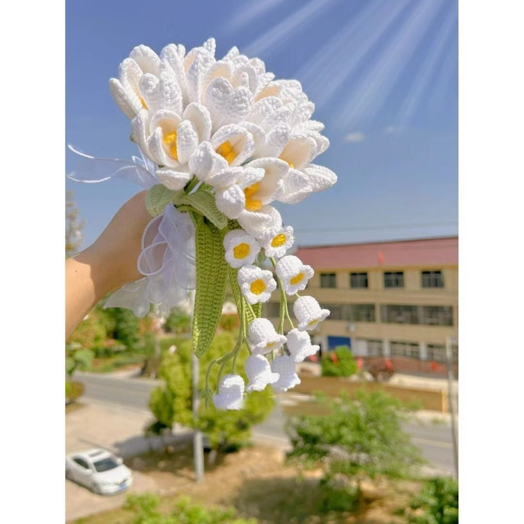 Crocheted Cascade Bouquet