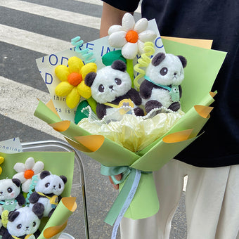 compare product Panda Doll Bouquet