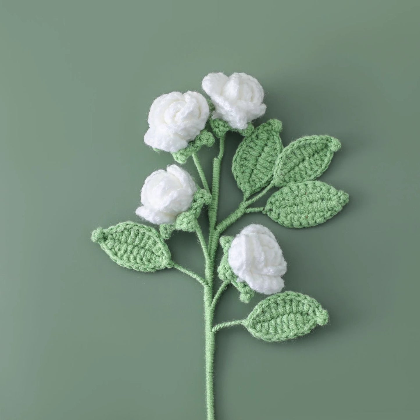 Crocheted Multi-Headed Rose