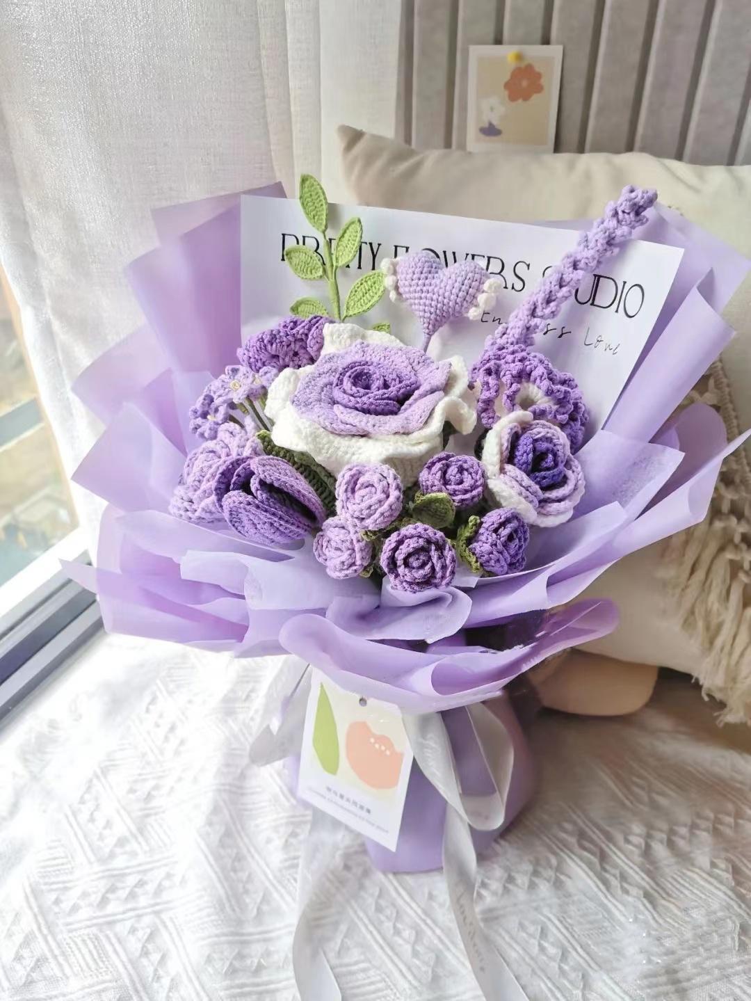 Handwoven Thai Rose Mix and Match Bouquet