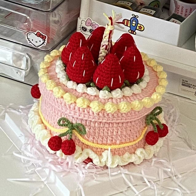 Handwoven Birthday Cake Storage Box