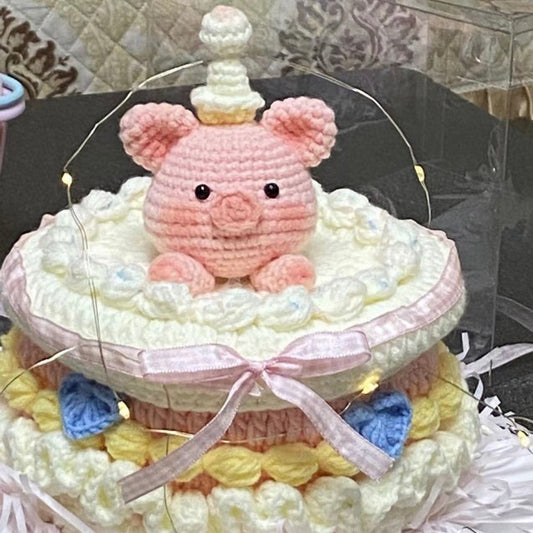 Handwoven Birthday Cake Storage Box