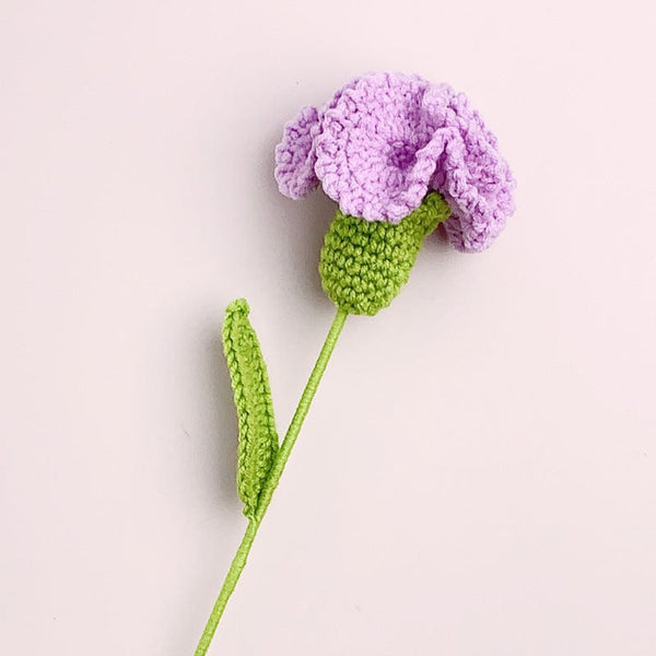 Handmade Carnation Crochet Flower  Knitted Flower