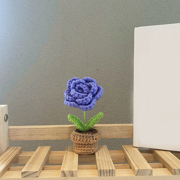 Handmade Woven Knitted Potted Plants