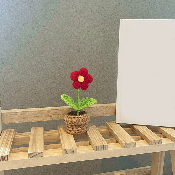 Handmade Woven Knitted Potted Plants