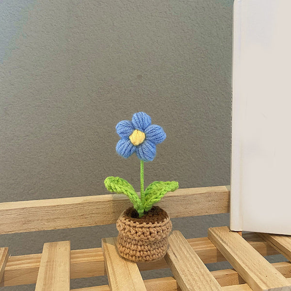 Handmade Woven Knitted Potted Plants