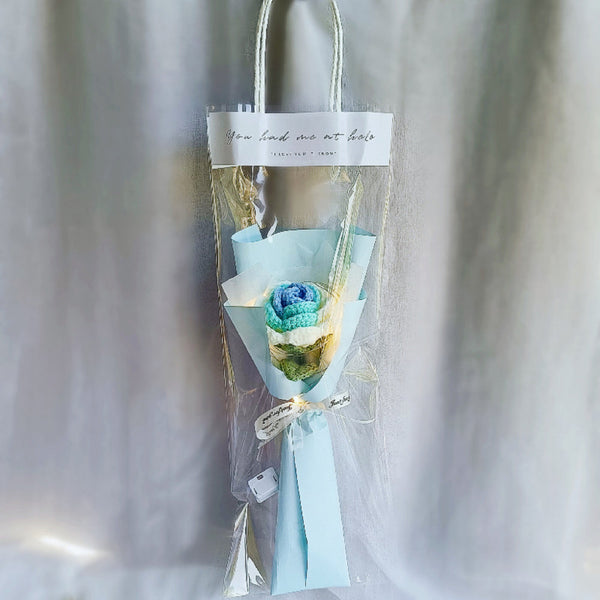 1pc Crochet Flower Handmade Knitted Flower