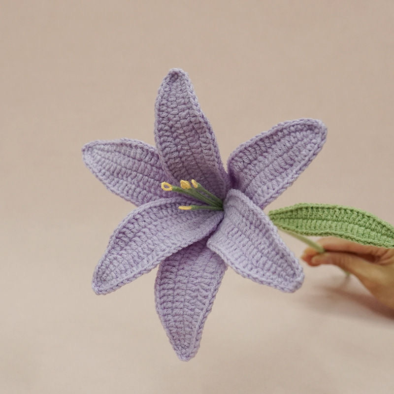Hand crocheted lilies