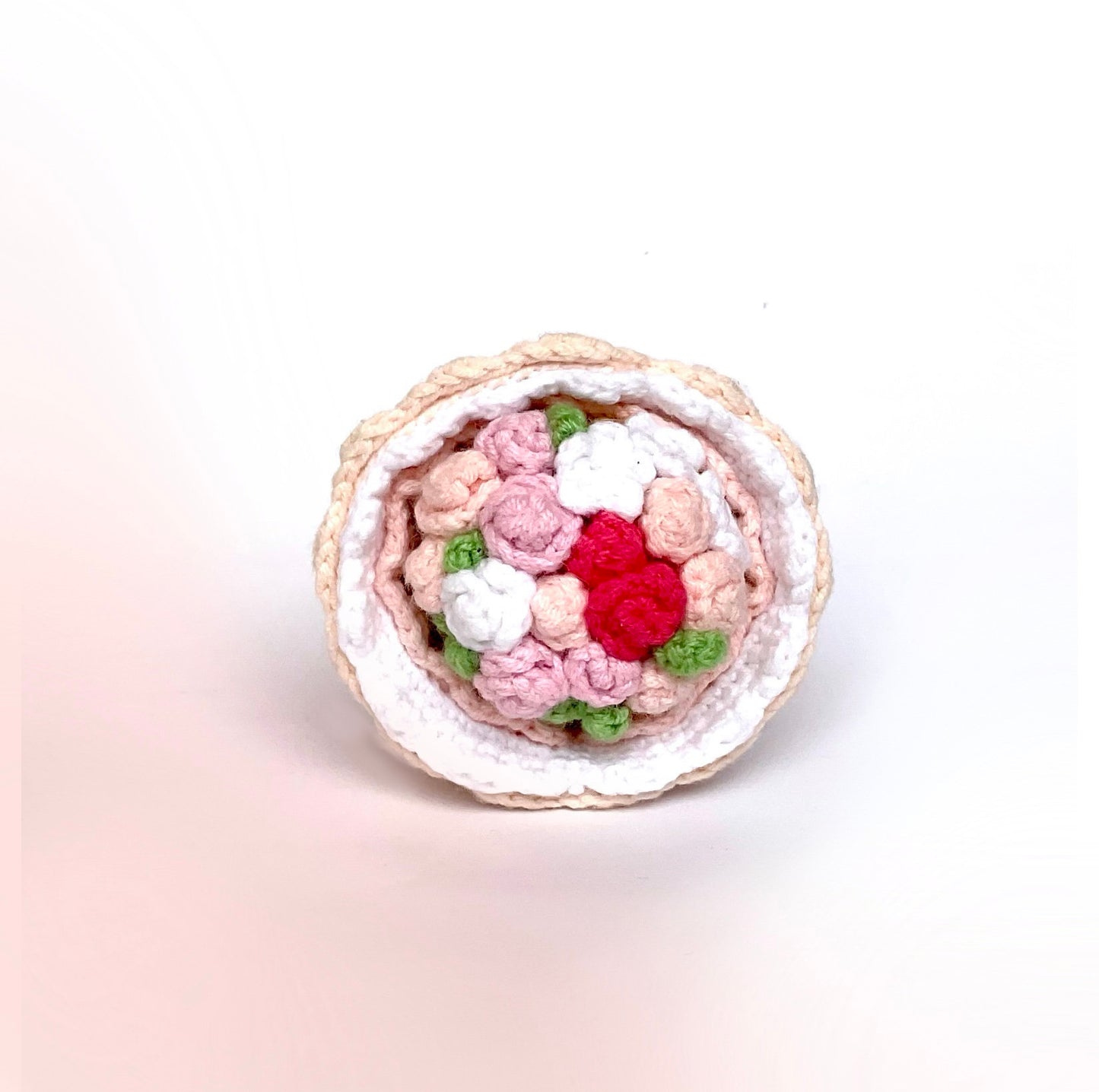 Reversible Flower Bouquet and Bride Amigurumi